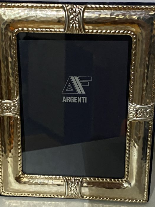 Шкатулка и рамка, серебро, винтаж