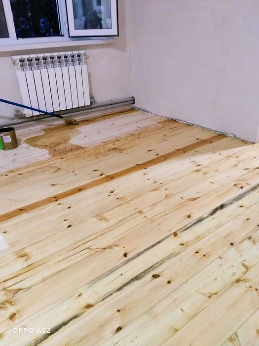 Шлифовка пол, пол тегістеу