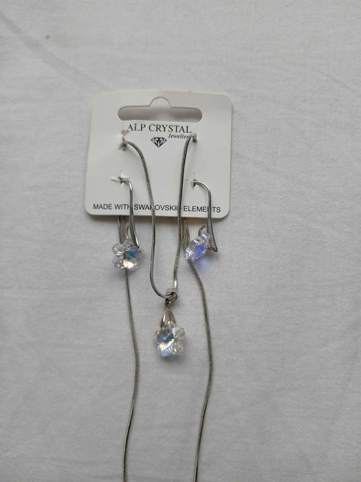 Колие с обици Swarovski