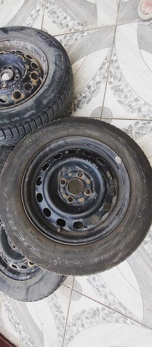 зимни гуми с джанти 4х100 14
