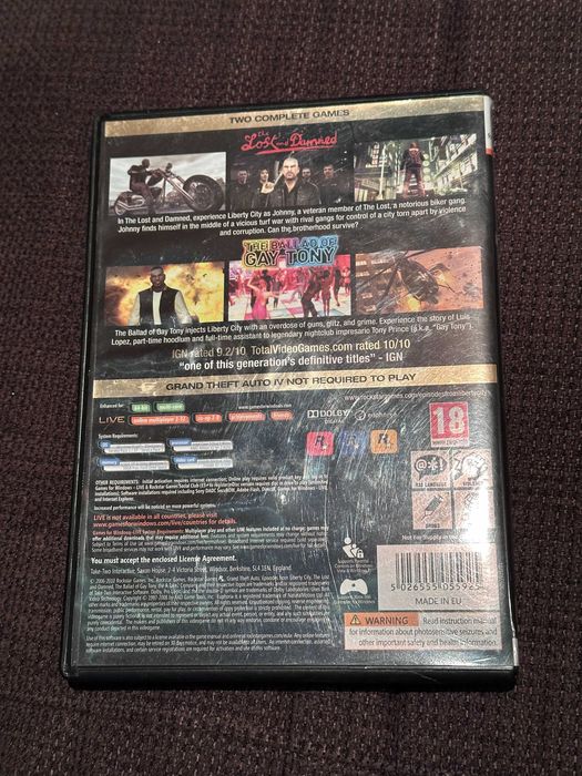 GTA IV + Liberty City - PC/DVD