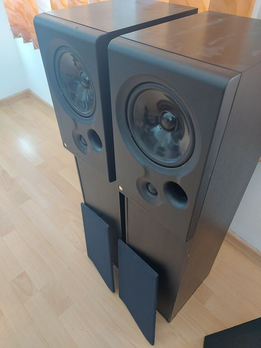 Amplificatoare, cd, deck și boxe podea