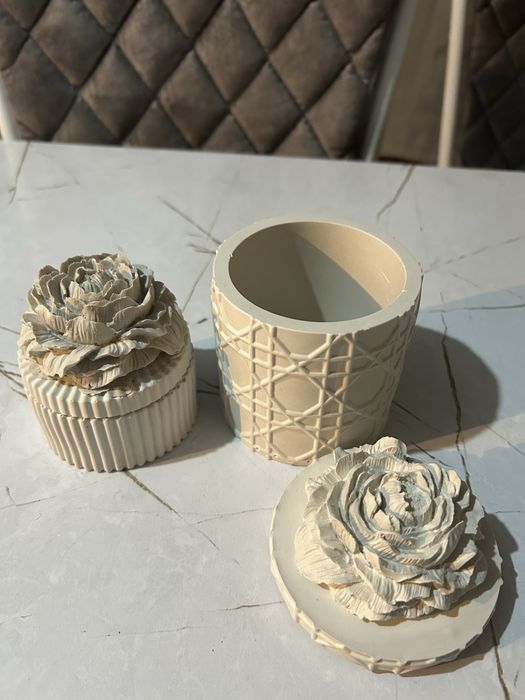 Гипсовые шкатулки