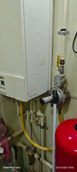 Двухконтурный котёл De Dietrich б/у на запчасти можно починить 260кв.м