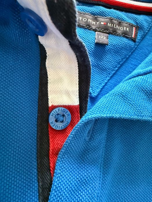 Tricou polo Tommy Hilfiger, pentru baieti, marime 7 ani - 122 cm