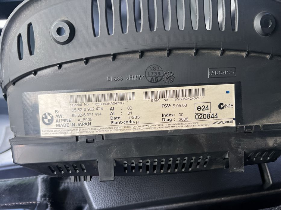 Navigatie completa ccc Bmw E60 display