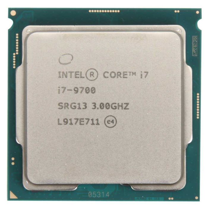 Процесор CPU Intel Core i7 9700 8/8 ЯДРА 3.0-4.7GHz DDR4 LGA 1151 65W