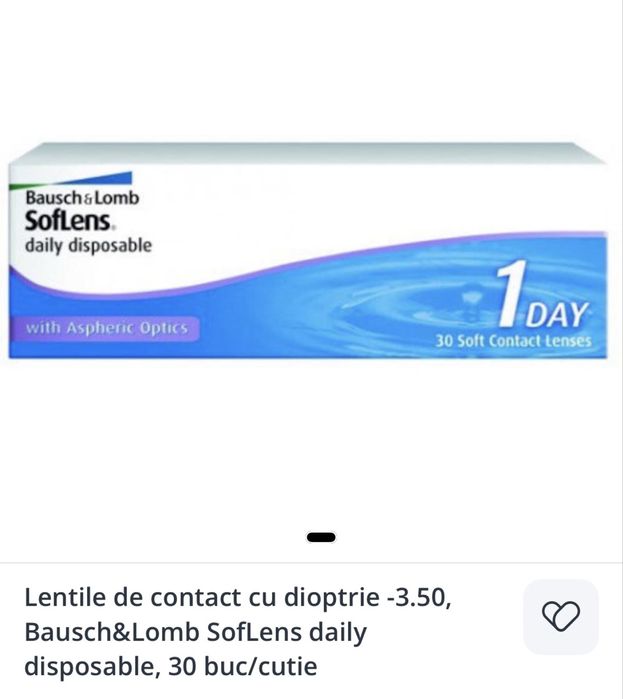 Lentile de contact - 3.5 Bausch & Lomb