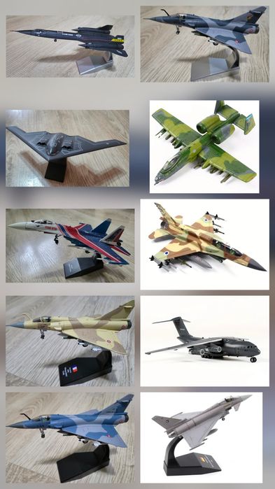 Железные модели военных самолетов