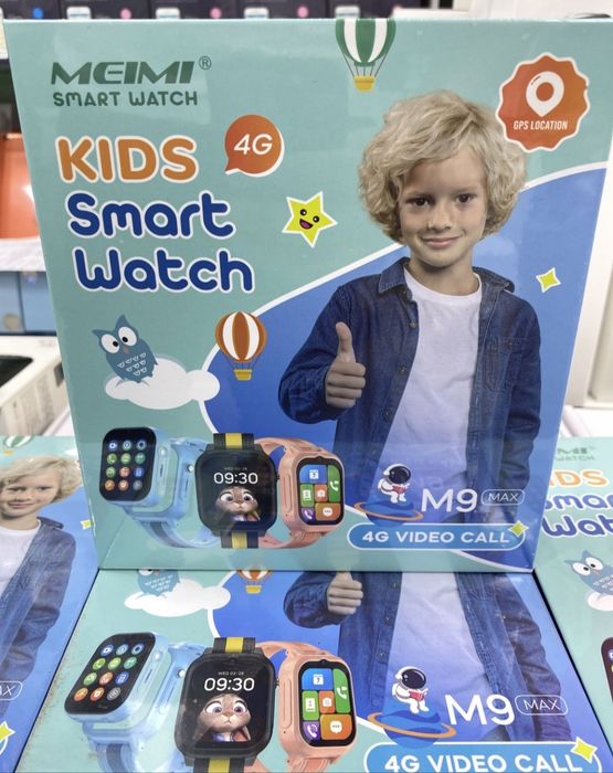 Bolalar aqilli soati MEIMI M9 Max 4G Smart watch, Детский умные часы