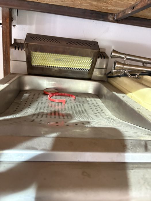 Aparat profesional menținere cartofi prăjiți la cald, inox