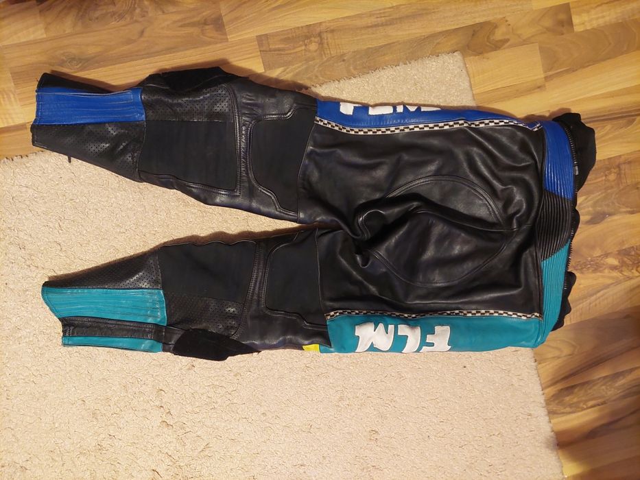 Pantaloni moto Flm ,piele naturala,marime L ( 54 )