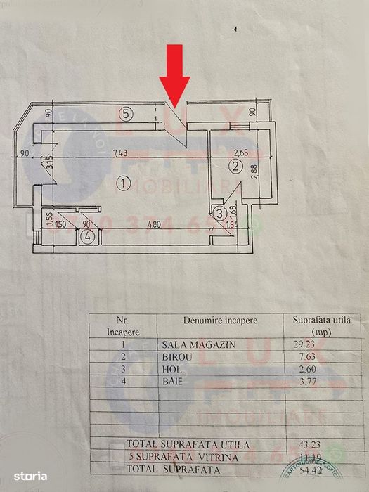 ID 6152 Spațiu comercial - DE VÂNZARE - Strada Isaccei