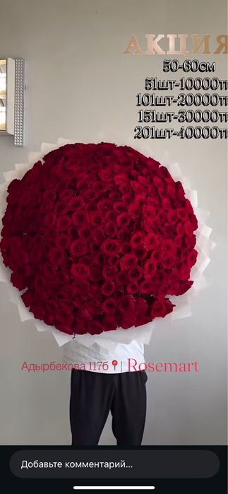 201 штук роза свежие