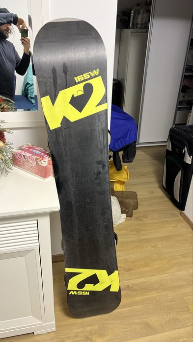 Placa Snowbaord K2 165w + Legaturi Raiden Marimea L