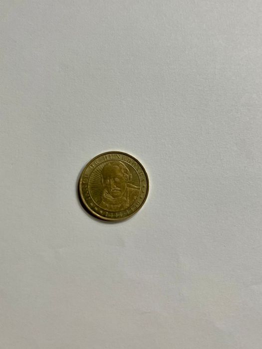 Moneda 50 bani Iancu de Hunedoara