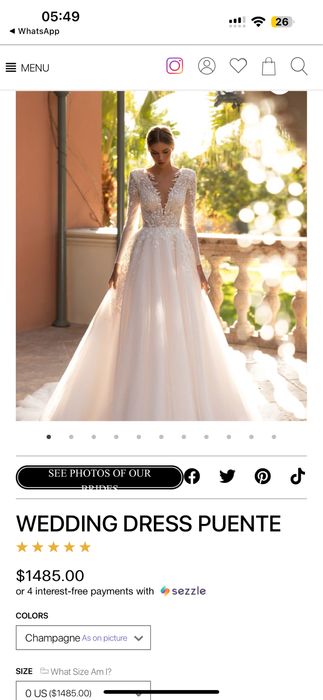 Свадебное платье