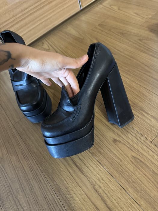 кожаные туфли черные