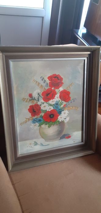 Картина масло върху платно