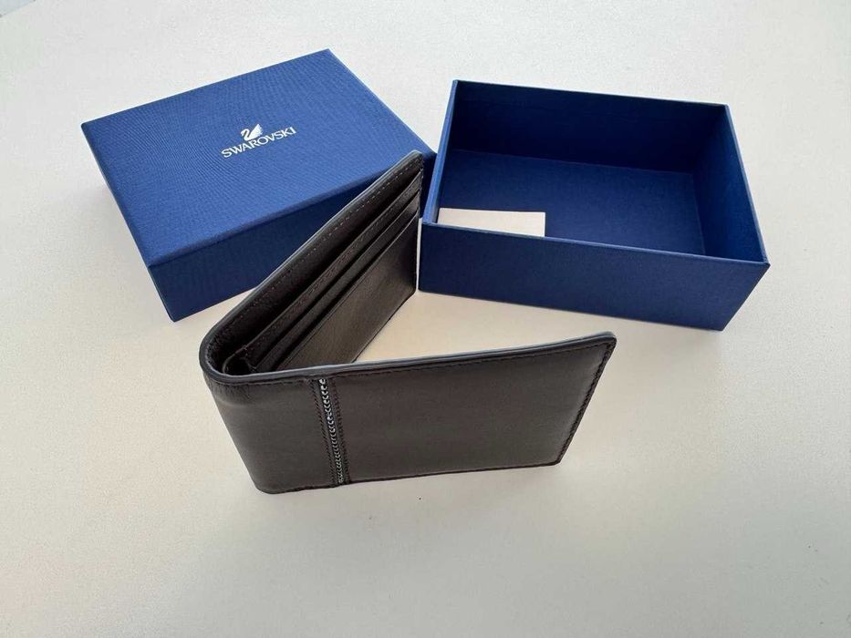Портфейл Swarovski от естествена кожа