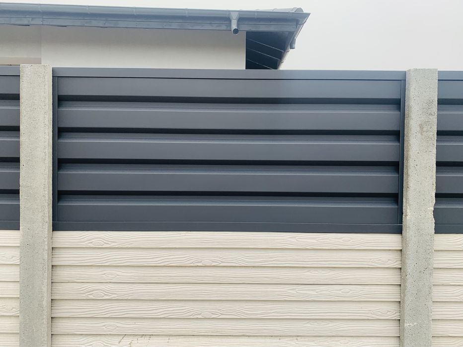 Gard metalic T35 – tabla vopsita electrostatic mat