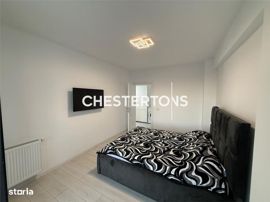 Apartament 2 camere mobilat si utilat complet, modern, cu loc de parca
