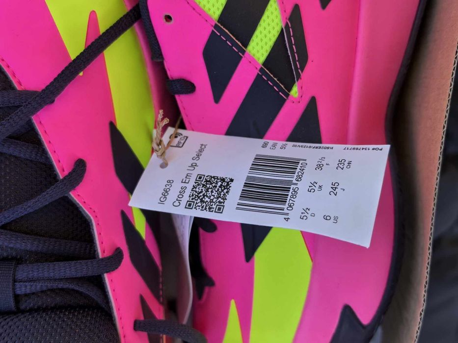 Adidas оригинални дамски сникърси нови  електрикови цветове 38 2/3