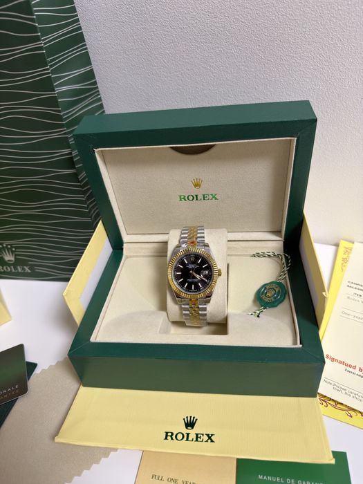 Ceas Rolex DATEJUST 40mm/Semigold/Black Dial