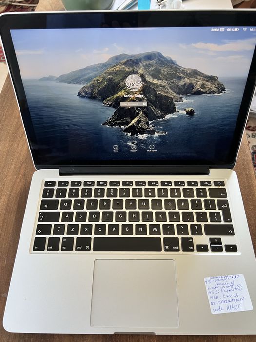 MacBook Pro 13 Retina (A1425) – Intel Core i5 / 8GB RAM / 128GB SSD