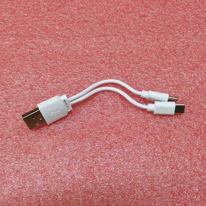 2x AAA литий-ионная аккумуляторная батарея с зарядным кабелем Type-C