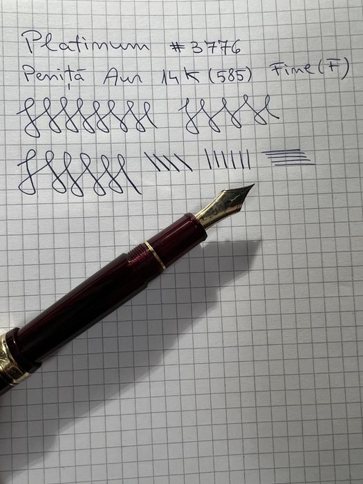 Stilou Platinum 3776 Century Peniță AUR 14k