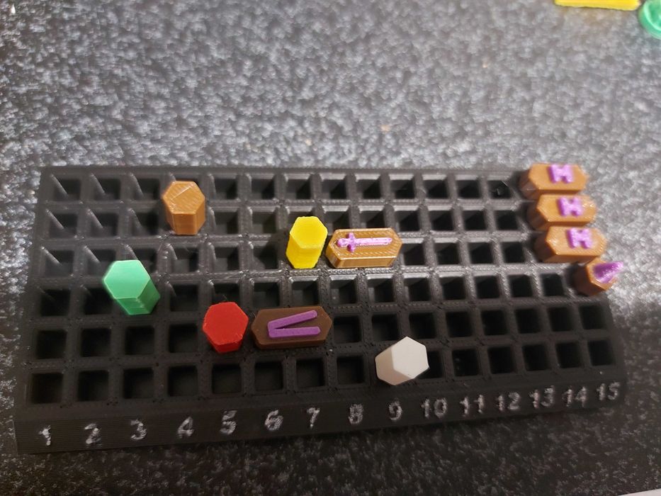 Piese catan printate 3D diverse culori