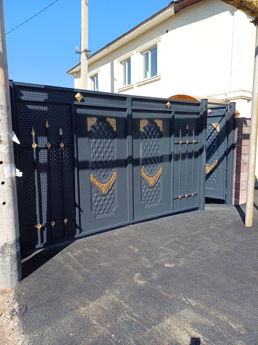 Ворота навес калитка