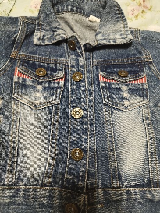 Джинсовка детская возраст 1-2 лет