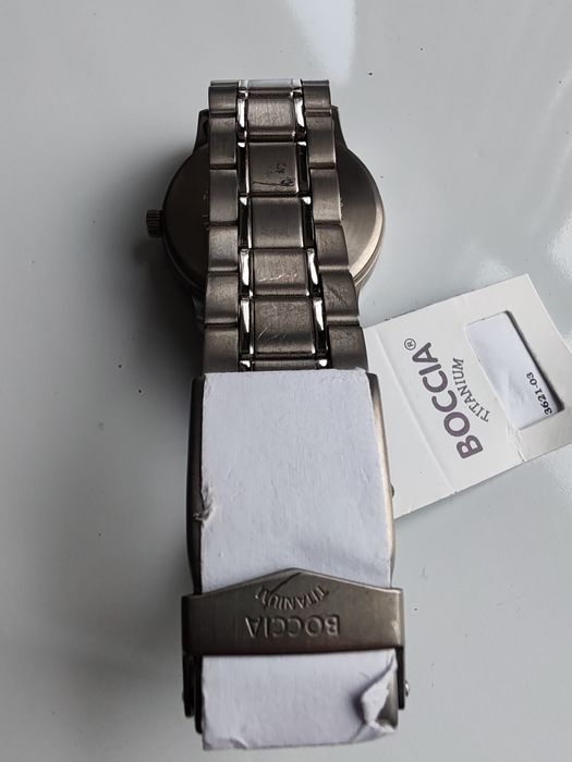 Ceas Boccia Titanium Calendar Quartz 40 mm Nou-Nepurtat!