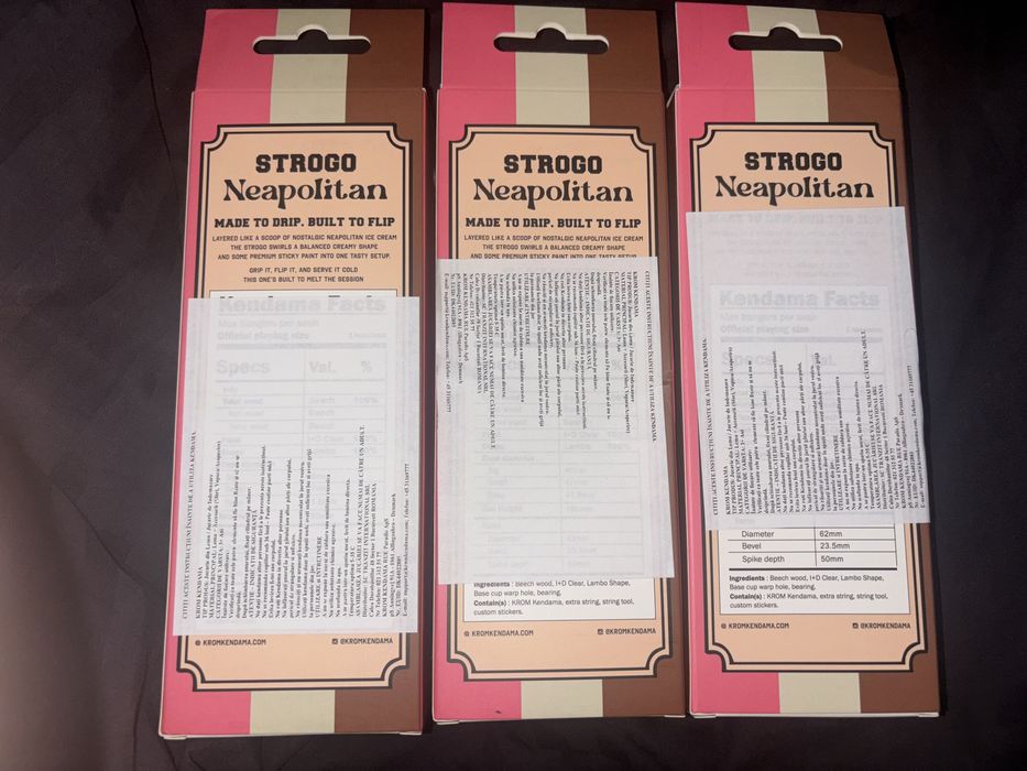 Kendama Krom Strogo Neapolitan