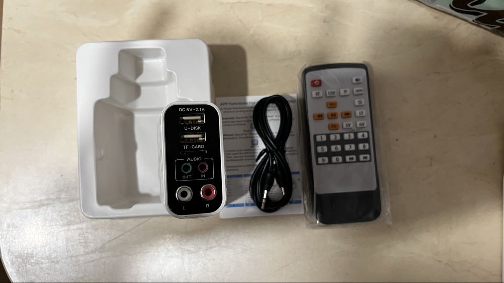 Аудио адаптер, проигрыватель с Bluetooth