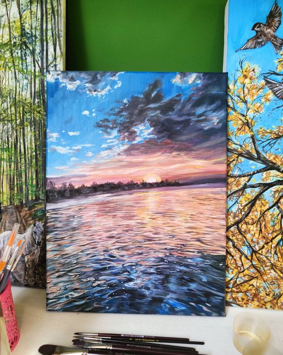 Картина - "Залез"