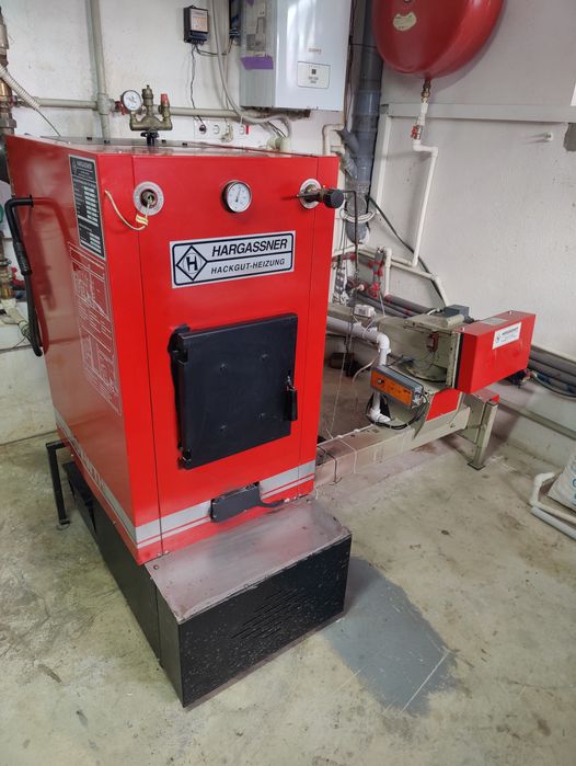 Centrala hargassner pe rumegus