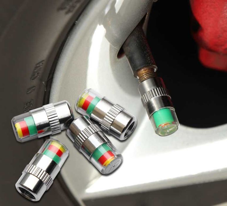 Капачки за вентили със сензори за налягането в гумите