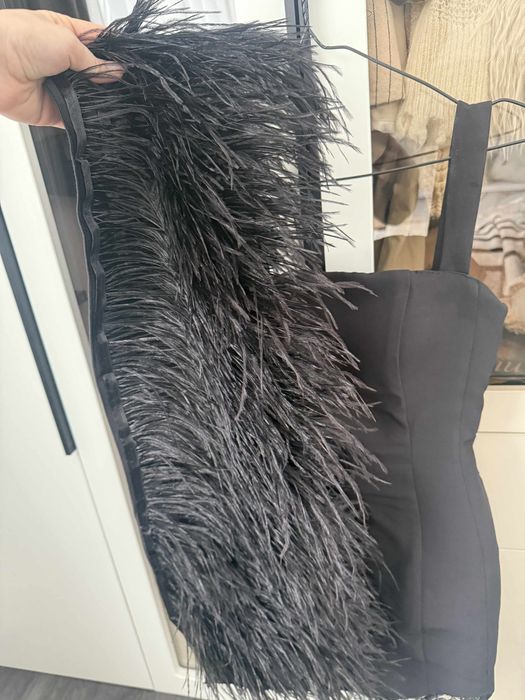 Rochie eleganta + sal pene naturale