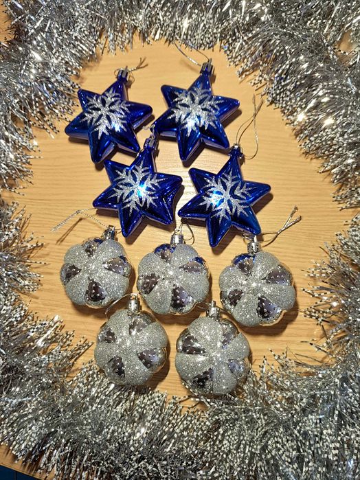 Елочные игрушки. Звездочки.