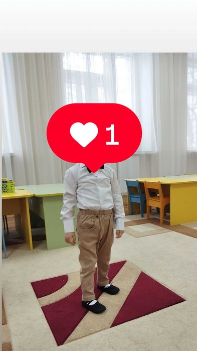 Рубашка белая на 2года