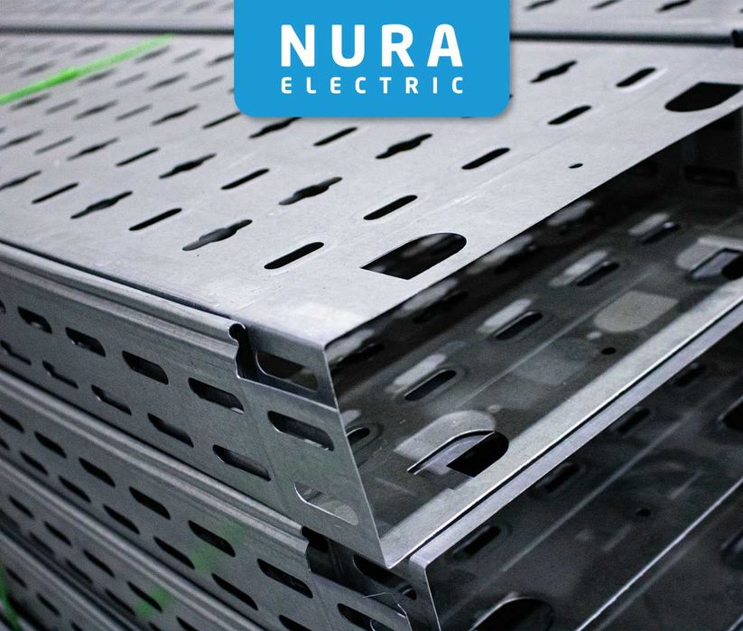 Лоток кабельный, Лоток перфорированный, Лоток неперфорированный