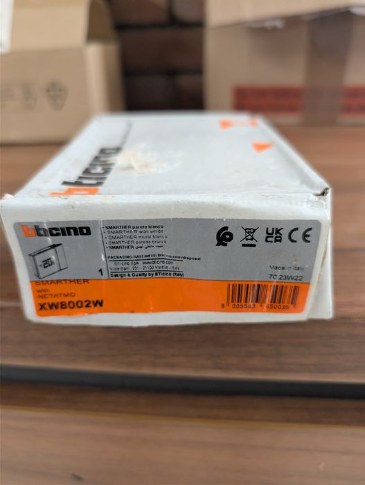 Termostat inteligent Wi-Fi BTicino Smarther 2 Netatmo XW8002W – nou 20 bucati