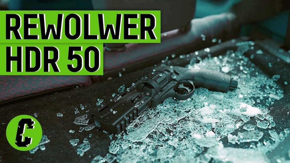 CEL MAI PUTERNIC PISTOL CU BILE De Cauciuc!! Hdr 50mm  Airsoft