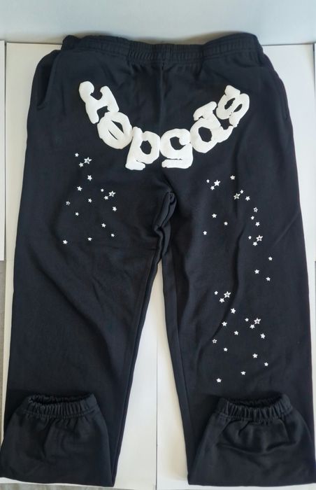 Pantaloni Sp5der White & Black