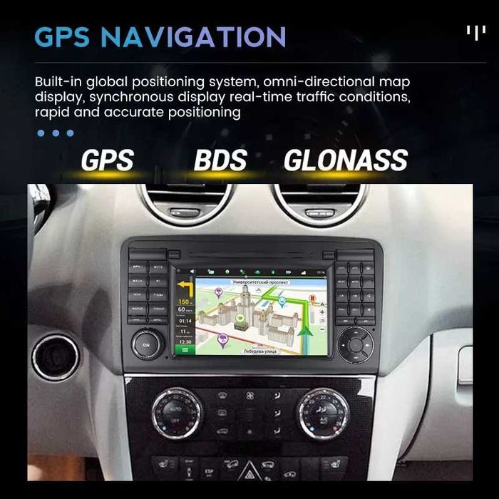 Navigatie Mercedes ML GL W164 din 2005 - 2012 4GB RAM CARPLAY GARANTIE