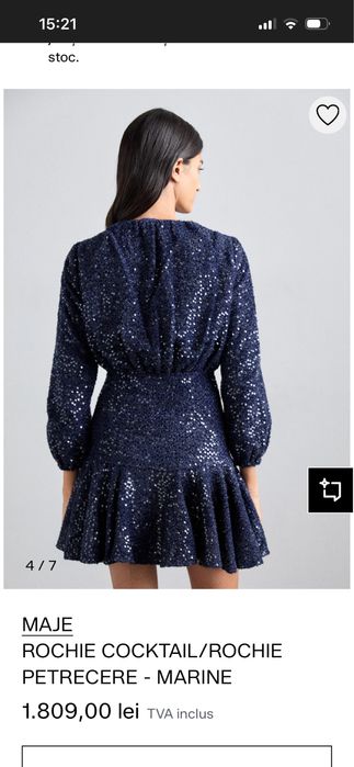 Vand rochie cocktail/petrecere Maje