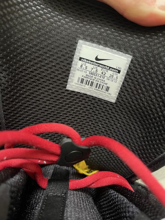 Nike vapen boa snowboard boots black white